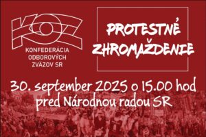 Read more about the article Protestné zhromaždenie Bratislava